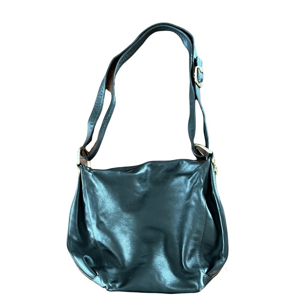Marino Orlandi Black Soft Leather Bag